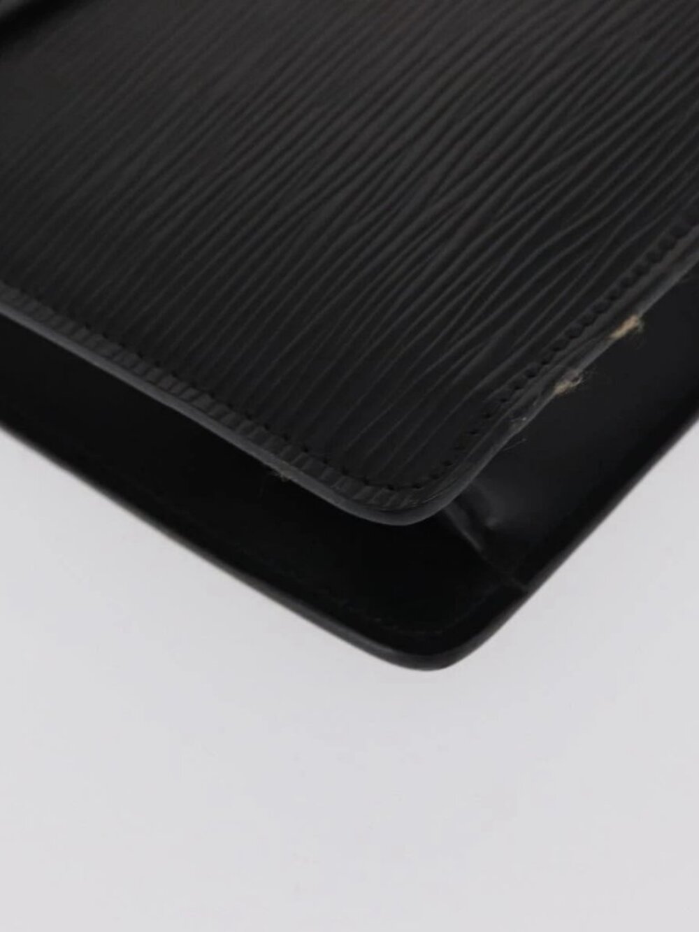 LOUIS VUITTON Epi Montaigne 27 Clutch Bag Black M52652 LV Auth 169888 - Picture 7 of 14